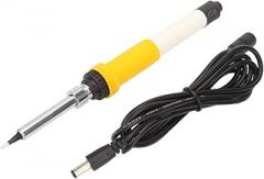 DC 12V Electric Soldering Iron 60W Ceramic Heating Fast Heating Portable Lightweight Tool for PCB Repair DIY Electronics and Outdoor Use