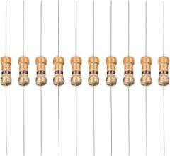 YOKIVE 100 PCS Carbon Film Resistors, 1/4W 330 Ohm 5% Tolerances Resistor, Good for DIY Electronic Projects (4 Color Band, 1.77x0.09-Inch)