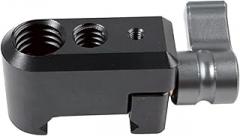 Professional Dual-Thread Camera Mount Clamp Aluminum Sliding Rails for Secure 1/4 3/8 Equipment Attachment Camera Stabiliser