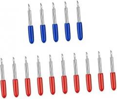 50pcs Vinyl Cutter Blades Tungsten Cutting Plotter Blade Lettering Plotter Tool Kit for Engraving Knife Random Color