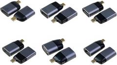 1PC 3K 4K 8K Type-C to HDMI-Compatible/DP/RJ45/Mini DP Video Converter 4K 60Hz USpB Type C Adaptier for Sangsiung MaicBooK New 2026 High for Reliable Electronic Component