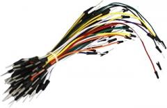 BESTonZON 65Pcs Breadboard Jumper Wires Kit Round Head Connection Wire for Electronic DIY 10cm 15cm 20cm Lengths Solderless Test Line Compatible Projects