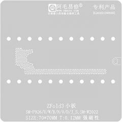 AMAOE Middle Layer Reballing Stencil Template for Sangsiung ZFlod3 SM-F926 F926U F926W SM-W2026 Plant Tin Net Steel Mesh Repair New 2026 High for Reliable Electronic Component