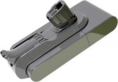 Upgraded V11 V15 Replacement Battery for Dyson 6000mAh 25.2V Click in Battery Part SV15 SV16 SV17 SV22 SV28 SV29 SV47 Vacuum Cleaner （Not for Screw-in Model）