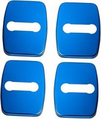 Zerodeko 4pcs Car Door Lock Covers Rust-Proof Protection for Vehicle Auto Accessories Vehicle Parts Anti-Scratch Design Random Color