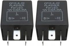 CF-13 CF13 JL-02 EP34 2Pcs 3-Pin LED Electronic Flasher Relay Fixes Car Turn Signal and Hazard Warn Hyper Blink Flash or No Flashing for 2016 Honda HR-V Epic Sport Utility 4-Door