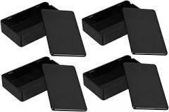 Veemoon 4pcs Hidden Money Container Electronic Junction Box for Cash Jewelry Portable Secret Safe Box Discreet Storage