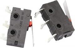 Left Bend 16Mm | 5Pcs Travel Switch Limit Switch Silver Contact Momentary Micro Limit Switch Straight Handle Kw12 5A 125V Micro Switch New 2026 High for Reliable Electronic Component