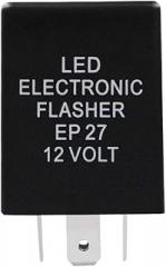 12V 5-Pin EP27 FL27 Electronic LED Flasher Relay Fix LED Turn Signal Bulbs Hyper Flash Fix