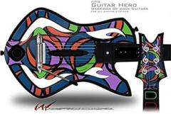 Crazy Dots 02 Decal Style Skin - fits Warriors Of Rock Guitar Hero Guitar (GUITAR NOT INCLUDED)