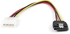 Monoprice SATA 15pin Female with Latch to Molex 4pin Male Power Adapter - 1.5 Feet