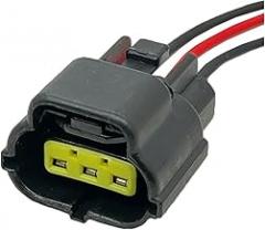 TACOON 3Pin Auto Camshaft Eccentric Shaft Position Socket Sen/;SOR pl;/UG wat/erp/;ro/ofW Female Electronic Connector Wiring Harness 174357-2(1 Set)