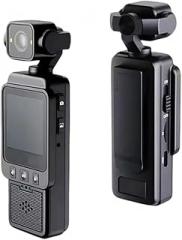 [ Electronic-Accessories ] Anti-Shake 1080P Handheld Pocket Camera Mini Portable 180° Rotating Wearable Wf Sports Camera Cycling