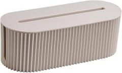 Fenteer Power Cord Box Electrical Cable Storage Hide Wires Waterproof Cord Organizer Box Cable Storage Box for Camera Power Outlets Protect TV Desk, white