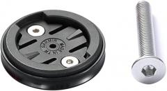 Cestbon Gravity Cap Computer Mount for Garmin Edge Wahoo Elemnt Mini Blot Roam Bryton Rider Stages Dash Bicycle Stem Headset Top Cap Mount Black