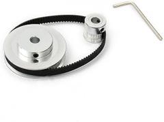 Elecshop Spare Part Smooth Peormance with GT2 Aluminum Timing Belt Closed Loop for CNC Machines