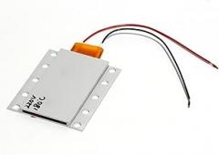 12V Automatic Constant Temperature Heating Pad - Aluminum Shell with Mounting Holes, Insulated for Electronics(12V 140C 25-35W)