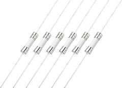 MECCANIXITY 6Pcs 250V 0.5A Fast Blow Fuse, 5 x 20mm Mini Axial Lead Ceramic Fuses for Holiday String Light LED Decor Electronics Equipment