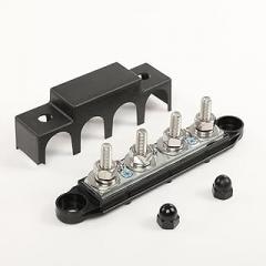 CHEDA 4 Post 12V Power Distribution Block 250A Bus Bar with 4 x 5/16
