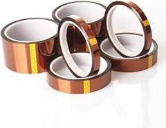 PULABO Tape 5/8 / 10/15 / 20mm 100Ft Bga High Temperature Heat Resistant Polyimide Gold Adhesive Tape for Electronic Industry 33M Convenient