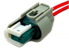 2Pin TE AMP Car Turn Signal Plastic Housing Plug Wire Harness Electronic Waterproof Connector With Cable 9-967644-1(Size:1 Pc)