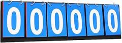 Portable Electronic Scoreboard for Games, Blue