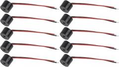 Active Piezo Buzzer 12V Wired Electronic Beeper for Motorcycle Signal Alarm with Connector DC 3-24V Replacement Buzzer Pack of 10