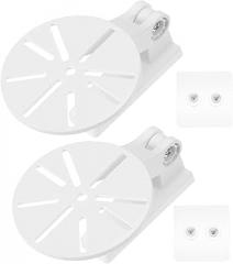 2pcs Baby Monitor Wall Mount - Adjustable Camera Shelf Holder - Self-Adhesive Stand for Security Cameras - Wall-Mounted Floating Stand for Small Devices