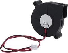 Brushless Turbine Ventilator - DC Cooling Blower Fan | 5V/12V/24V Compact Durable Ball Bearing Motor, Efficient Heat Dissipation Device for 3D Printer, Electronics Cooling Equipment, Small Appliance