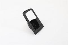 ABS Cover Trim Case Compatible with Chevy Equinox 2017+ Car Accessories Decorative (Carbon Color, Electronic Handbrake Frame)