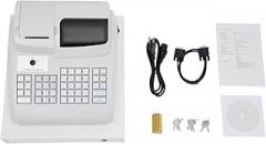 DONSU Cash Register Electronic POS System with 47 Keys, 6 Digital LED Display, Retail Point of Sale System and Cash Drawer, for Small Businesses/Retail/Restaurant