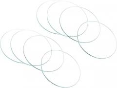 CoCud Watch Crystal Len Glass, 32.5mm Dia. Optical Glass Single Dome Face Crystals Replacement Lens Clear - (Applications: for Watchmaker Repair Electronic Mechanical Watch), 8-Pieces