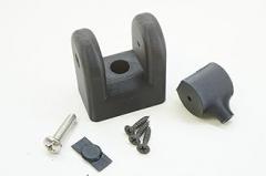 Low Profile Wall Mount, Ceiling Mount Bracket for Ring Outdoor Cam Plus, Color: Black