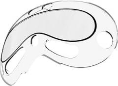 Rc-Z Screen Protector Case for Apple Vision Pro, Hard PC Bumper & Tempered Glass Protective Cover Full Face Cover for Vision Pro VR Headset 2024 Accessories, Clear