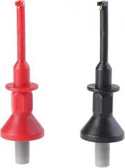 Professional Miniature Multimeter Leads Extension Hook Clip Test Probes For Circuit Testing Electronic Diagnosis 1 Pair