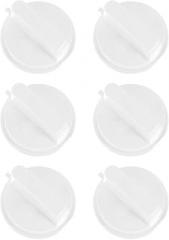 Veemoon 6pcs D-Shaped Microwave Timer Control Knob Handle Replacement for Electronic Microwaves and Easy Maintenance Flexible Heating Compatible Various Models