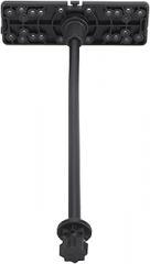 Zyyini Fish Finder Mounting Plate, Nylon, Silicone Fish Finder Mount with Hex Base, Electronic Fish Finder Mount Bracket for Fish Finder and Marine Electronic Mounts