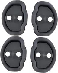 4pcs Model y Door Edge Guard Car Door Protectors Silicone Latch Covers Car Lock Guard