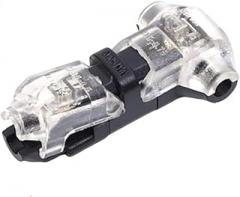 5pcs Low Voltage Universal Electrical Cable Terminals, Quick Solderless Wire Splicing Connector, Copper Wire Connectors(1 * 2)