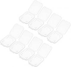 20pcs Memory Card Storage Box Organizer Case Holder with Single Slot, Compact Card Wallet Suitable for Travel and Electronics Accessories