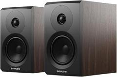 DYNAUDIO Emit 10 Compact Bookshelf Speaker - Pair (Walnut Wood)