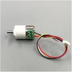 DC 5V 40 Ohm GM15BY 15mm Full Metal Gearbox Gear Stepper Stepping Electronic Starter 2-Phases 4-Wires D-Shaft((A) Ratio 10)
