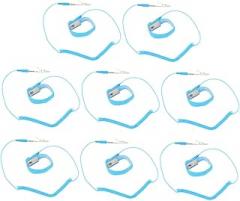 Zerodeko 8pcs Static Wrist Straps Adjustable ESD Grounding Bracelet for Electronics Comfortable Fit for Building Reliable Static Discharge for Labs and Factories