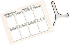 GANAZONO Magnetic Meal Planning Board Magnetic Dry Erase Menu Board for Refrigerator Easy Wipe Surface for Meal Prep Reminders and Family Organization