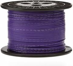 Remington Industries 24UL1007STRVIO1000 24 AWG Gauge Stranded Hook Up Wire, 1000 feet Length, Violet, 0.0201