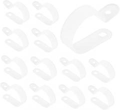 20pcs Mounting Clips for Wire Management Suitable for Cables Lightweight and Portable Cable Organizers for Tv Telephone and Electronics Easy to Install and Use