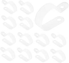 20pcs Mounting Clips for Wire Management Suitable for Cables Lightweight and Portable Cable Organizers for Tv Telephone and Electronics Easy to Install and Use