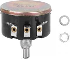 WX112 6.8K Ohm 5W Single Turn Wirewound Potentiometer High Power Precision Adjustable Resistor for Electronics Circuit Voltage Control
