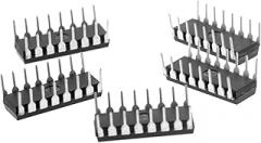 Angoily 5Pcs Ld Dip Pin Driver Controllers Black Over Temperature Protection Durable Internal Clamp Diodes for Robotics and Electronics Projects