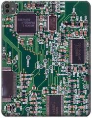 R3519 Electronics Circuit Board Graphic Tablet Case Cover for iPad Pro 13 (2024,2025)